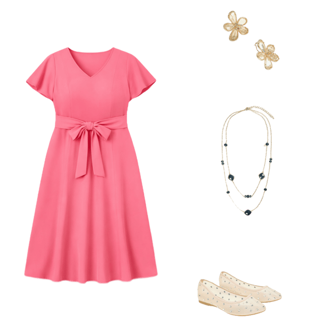 knee length dresses for ladies Lena Midi Dress Ladies – Kollective Thread main image 1