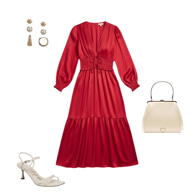 chinese dress ladies Aurelie Pleated Mini Dress main image 1