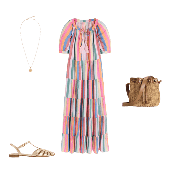 cream.maxi dress Bella Donna Cream Braided Maxi Dress - XL Size - Women's Dresses