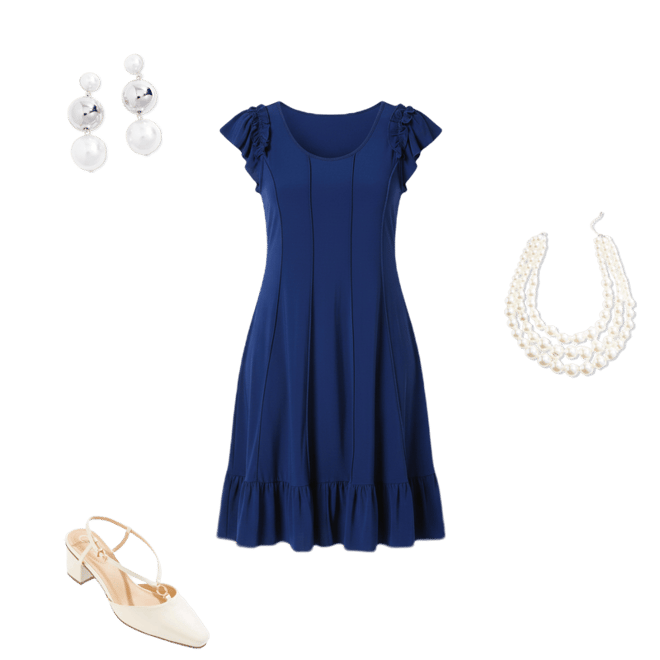 a line blue maxi dress Berylove Women Pleated Corset Prom Dress with Slit Blue Printed A Line Spaghetti Straps Bridesmaid Dress, Blue / US18W main image 0