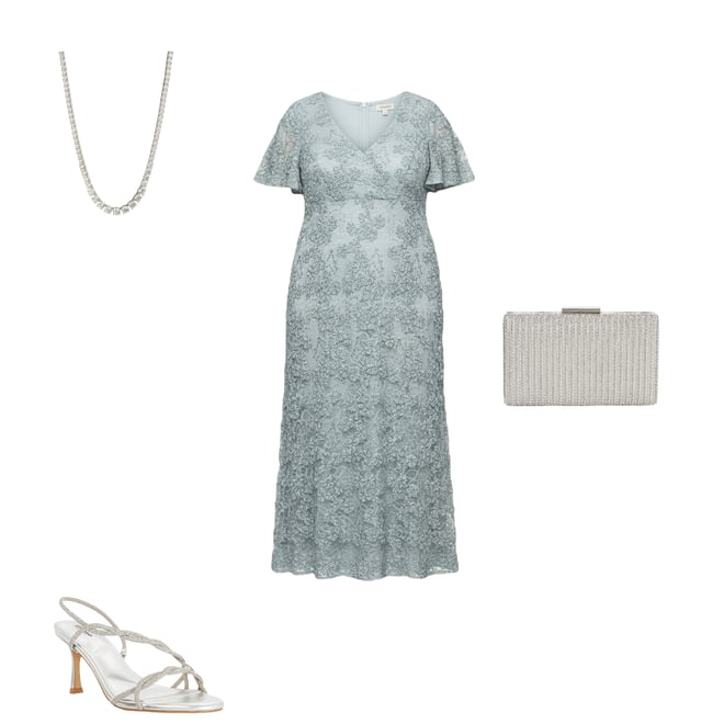 Alex Evenings Plus Size Lace Soutache Surplice Neck Short Sleeve Empire  Waist Gown | Dillard's