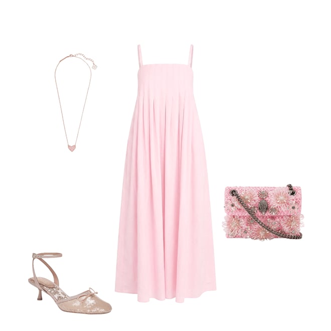 peppermayo pink mini dress Moorey Beaded Mini Dress main image 1