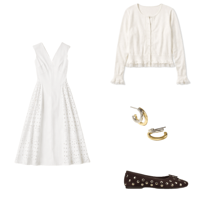 En Elly V-Neck Drop-Waist Pleated Midi Dress | Anthropologie