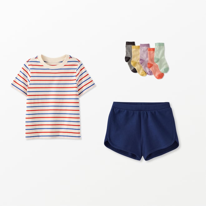 French Terry Dolphin Vent Shorts | Hanna Andersson