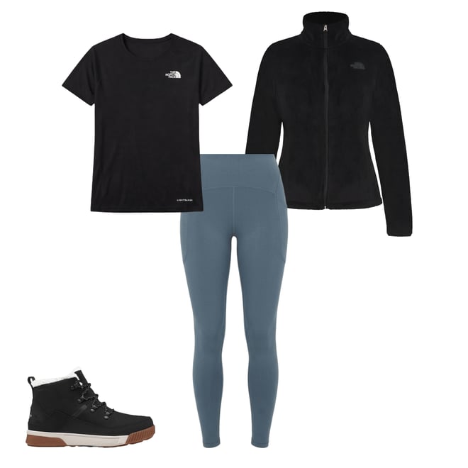 The North Face Osito Silken Raschel Fleece Stand Collar Long