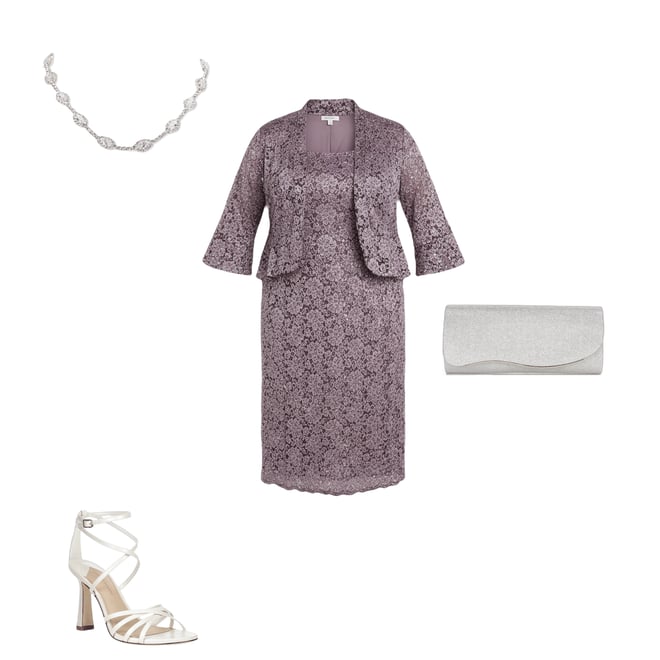 knee length dresses for ladies Short Semi-Formal Jacket Dress: R&M Richards 3594 Merlot / 6