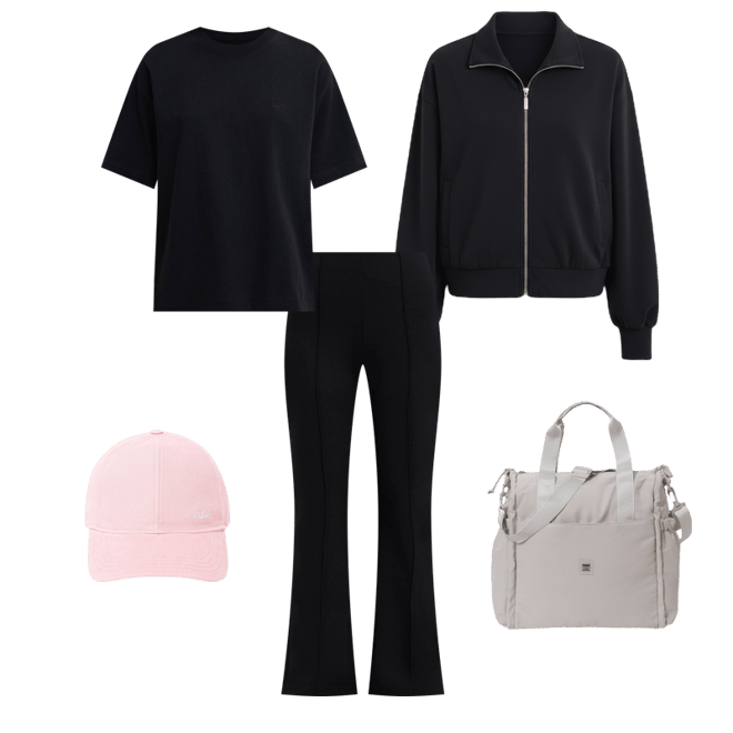Kadın Siyah (TENCEL™) Modal Karışımlı Sweatshirt