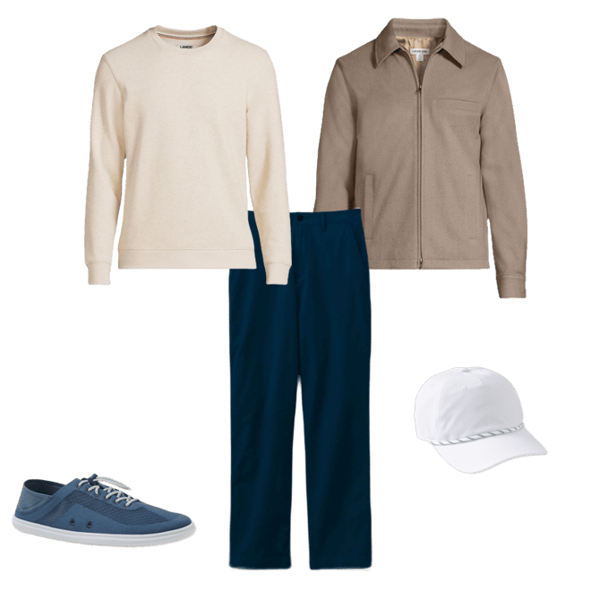 Men's Zip Front Jacket | Lands' End