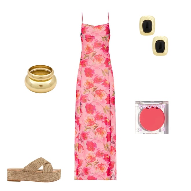 MORE TO COME VESTIDO CIARA en Pink Floral | REVOLVE