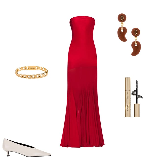 Deme by Gabriella Dahlia Gown in Maroon | REVOLVE