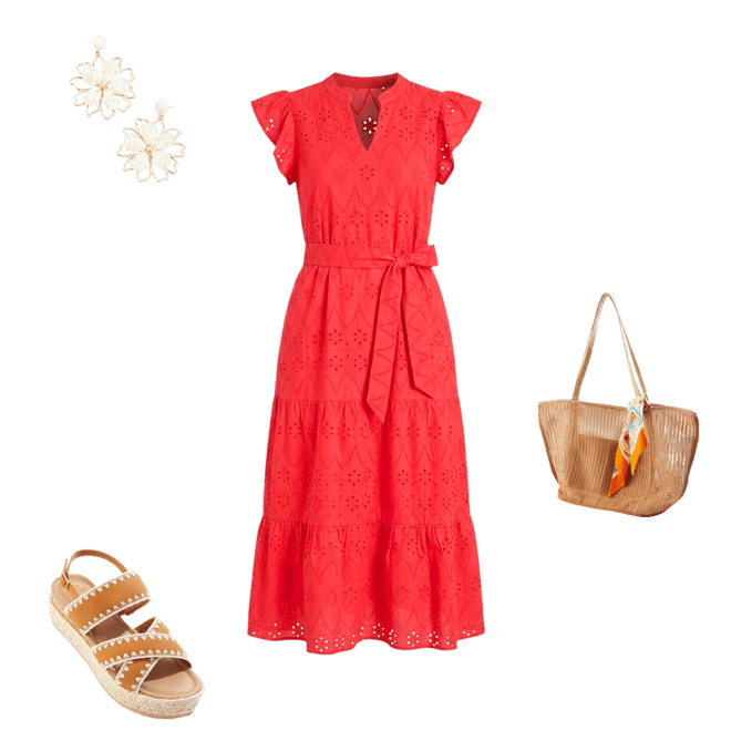 cato red dress Cato Fashions