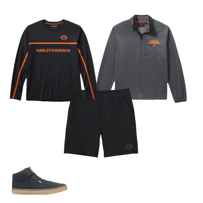 Men's H-D TECH 1/4 Zip Pullover | Harley-Davidson USA