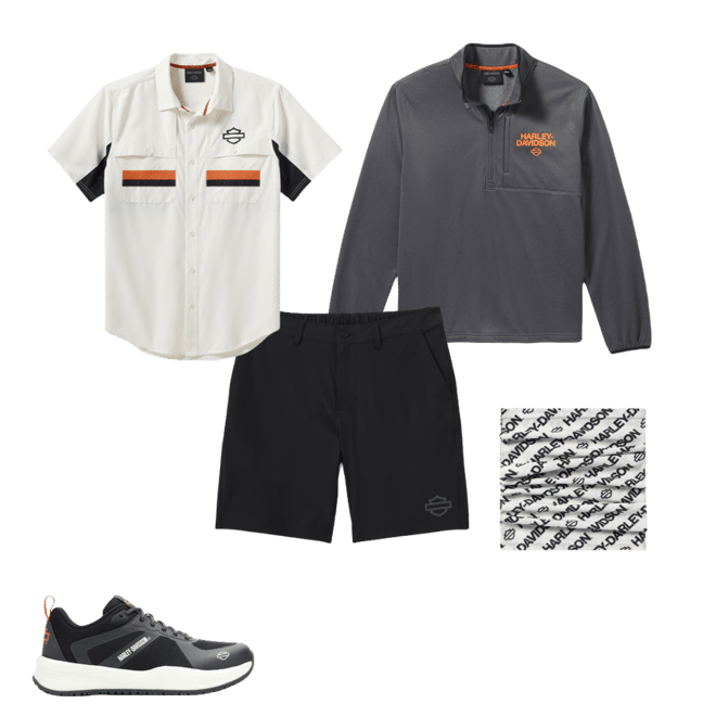 Men's H-D TECH 1/4 Zip Pullover | Harley-Davidson USA