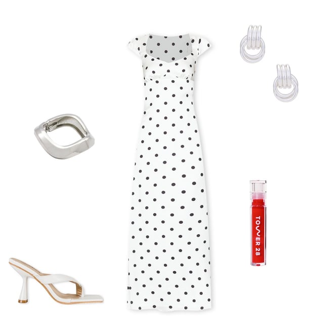 chinese dress ladies Santiago Maxi Dress l Hand-painted Dots Pearl + Polar Linen — Shipwrecked  Kauai