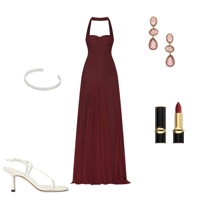Deme by Gabriella Berta Dress in Burgundy | REVOLVE