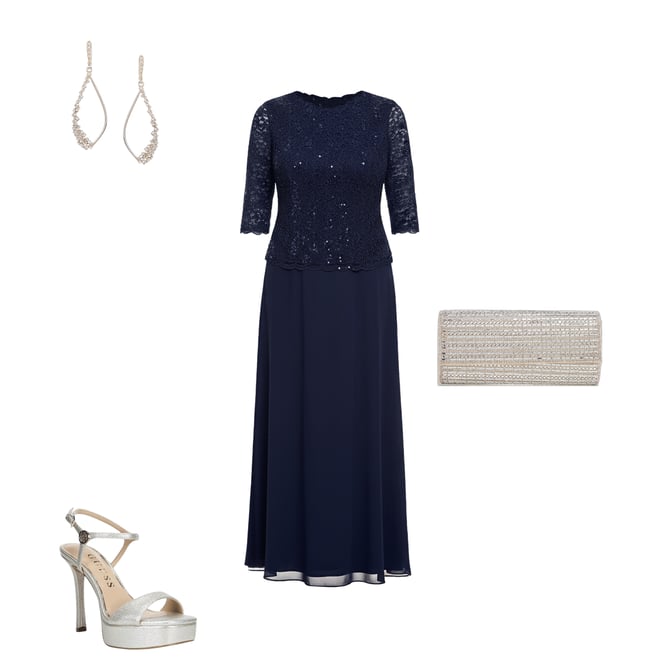 sachin and babi light blue dress Plus Size Evening Wear main image 0