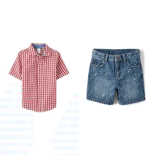 1st bundle featuring 1 items which compliment Boys Gingham Seersucker Button Up Shirt