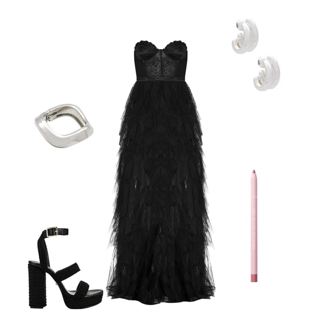 For Love & Lemons X REVOLVE Bustier Gown in Black | REVOLVE