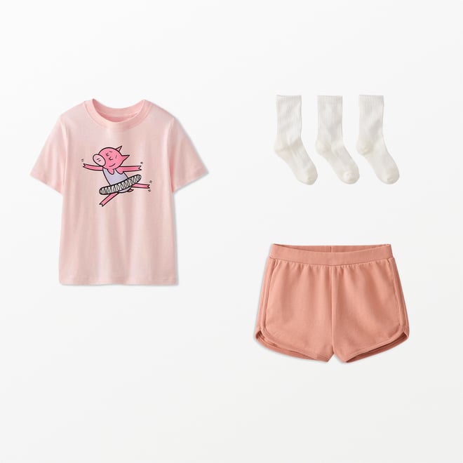 French Terry Dolphin Vent Shorts | Hanna Andersson