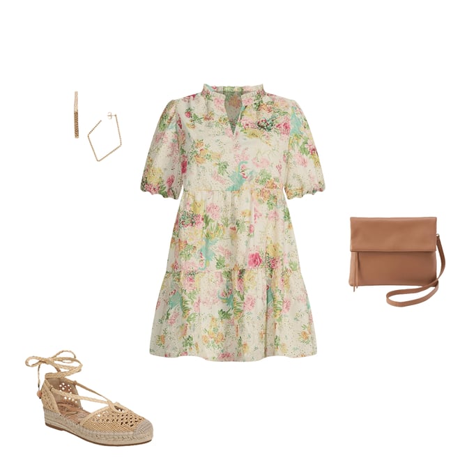 Sugarlips Plus Summerset Floral Jacy Short Sleeve Eyelet Lace Babydoll Mini  Dress | Dillard's
