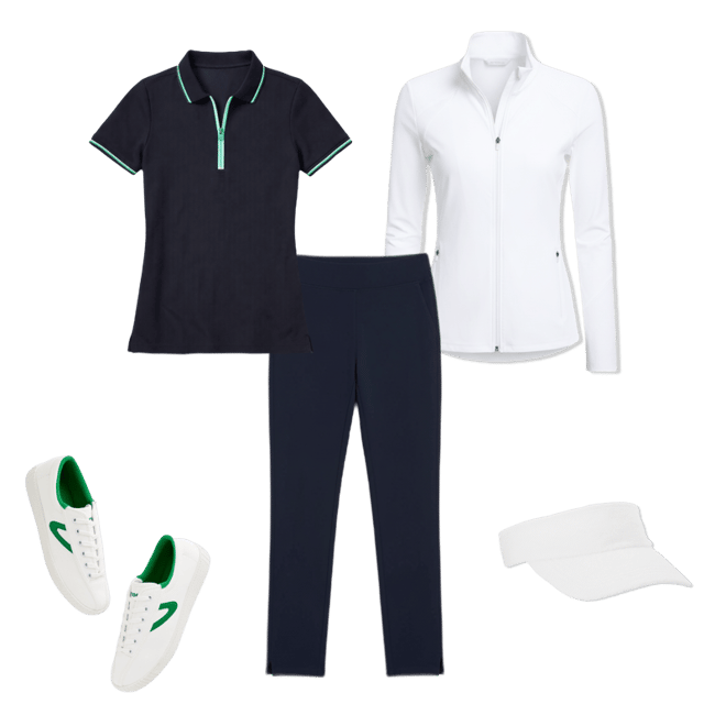 Piqué Half-Zip Polo | Talbots