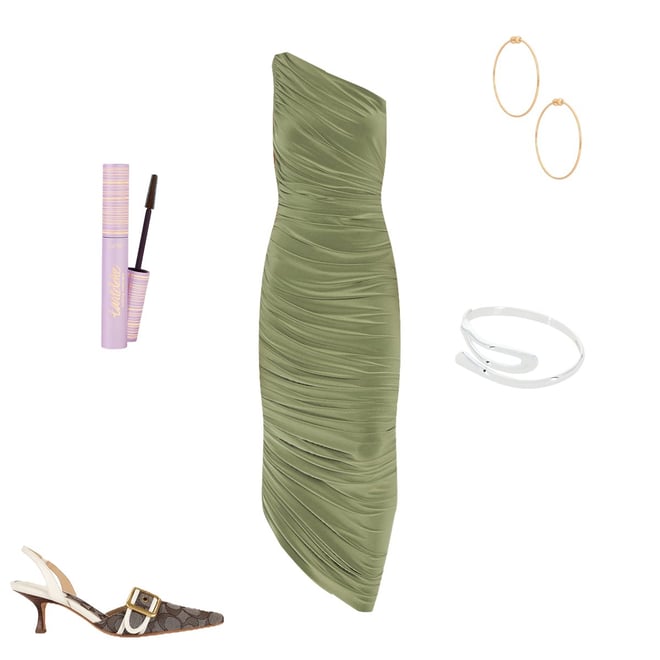Norma Kamali Diana Gown in Celadon | REVOLVE