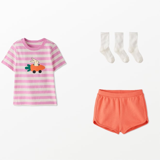 French Terry Dolphin Vent Shorts | Hanna Andersson