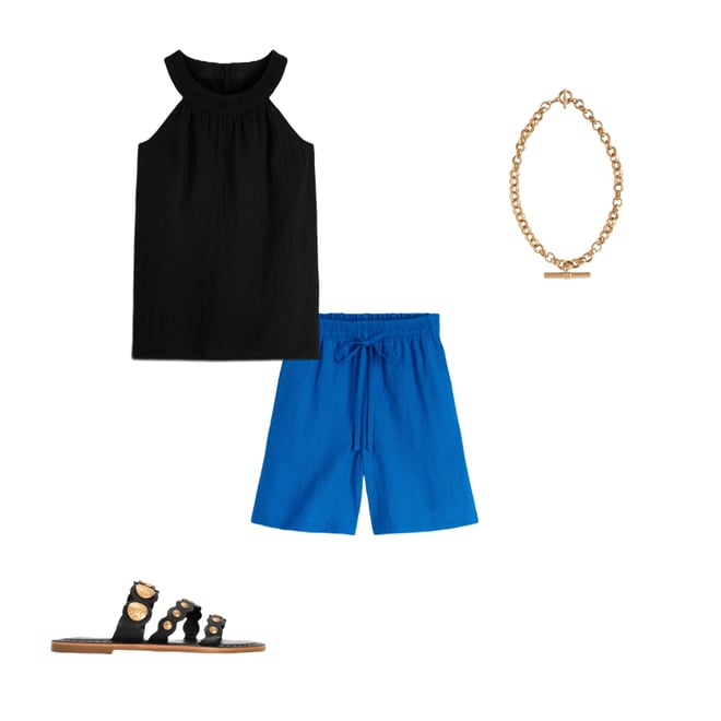 Homme Short Cargo Short longueur sous le genou Pantalons Capri Shorts