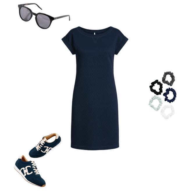 Quilted Short Sleeve Dress | Talbots