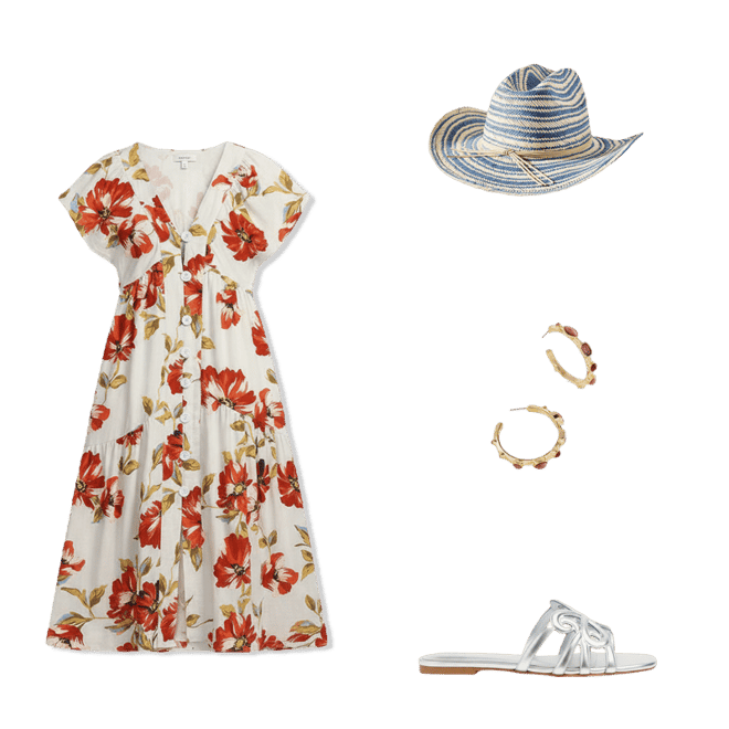 the rene flutter sleeve linen button front midi dress Anthropologie Renee linen midi dress for sale