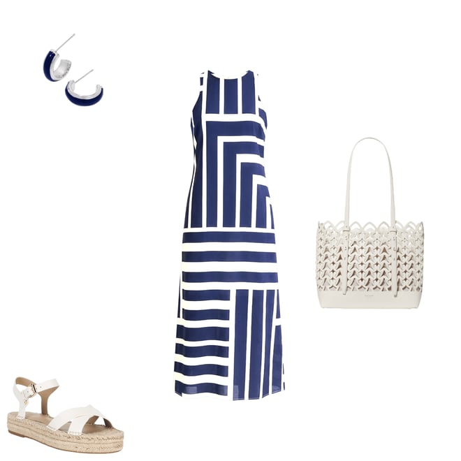 Donna Morgan Printed Stretch High Round Neck Sleeveless Midi Dress |  Dillard's