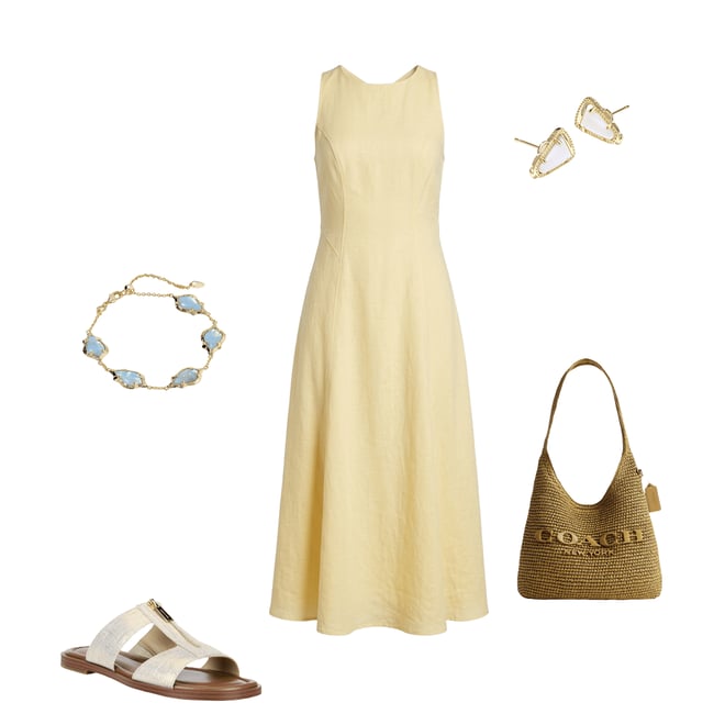 spring dresses a line PRETTYGARDEN Spring Dresses for Women 2026 Summer Casual Sleeveless Sq