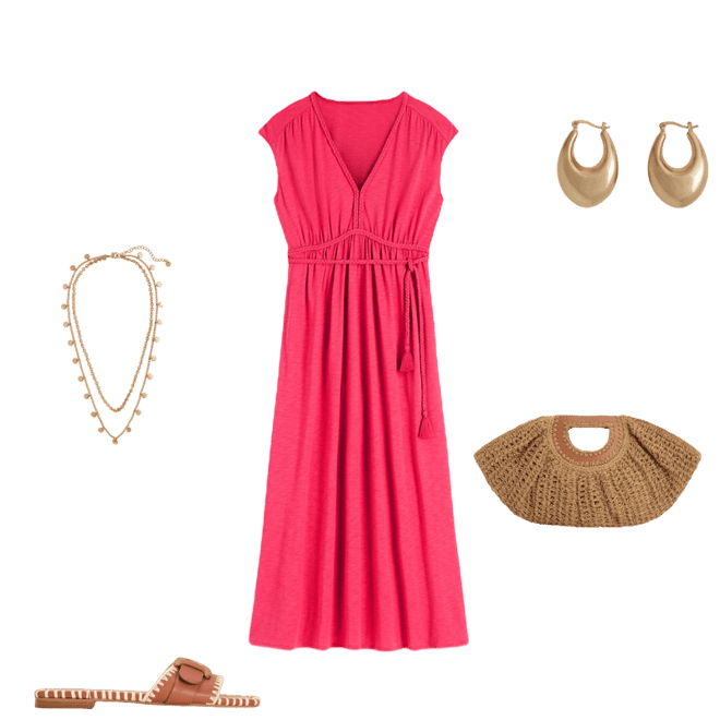 halter dress with back Womens Criss Cross Tank Midi Dress