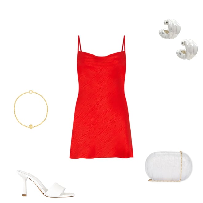 House of Harlow 1960 x REVOLVE Ira Mini Dress in Crimson Red | REVOLVE