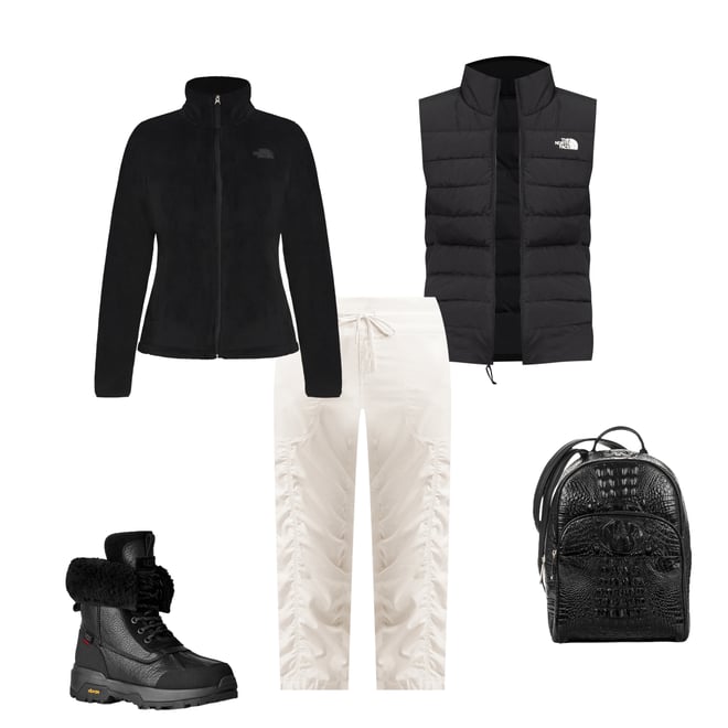 The North Face Osito Silken Raschel Fleece Stand Collar Long