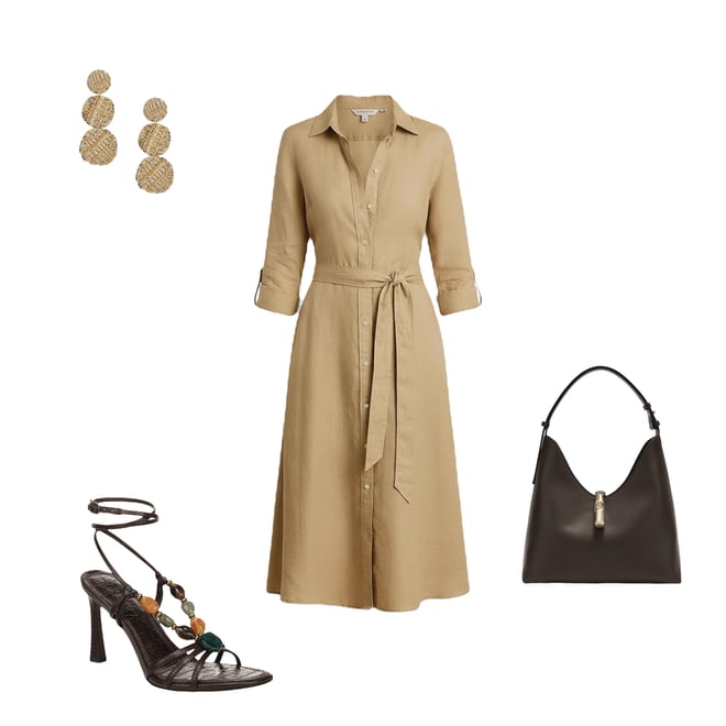 Sam Edelman Imani Stone Embellished Leather Ankle Wrap Croco Dress