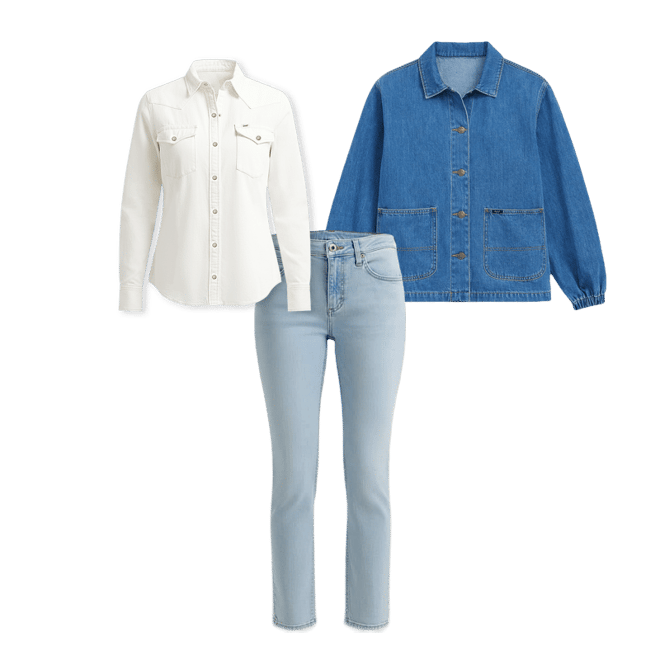 Women's Legendary Straight Crop | Light Wash Denim | Lee®