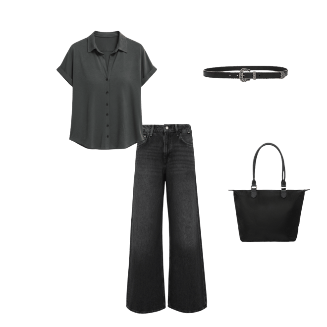 Kadın Soft-Premium Yeşil (TENCEL™) Modal Karışımlı Gömlek