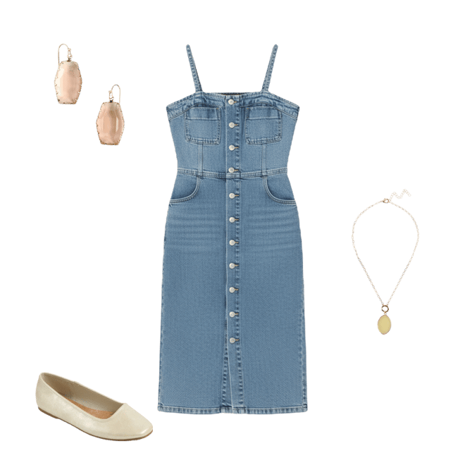 Silver Jeans Co. Button Front Denim Midi Dress | maurices