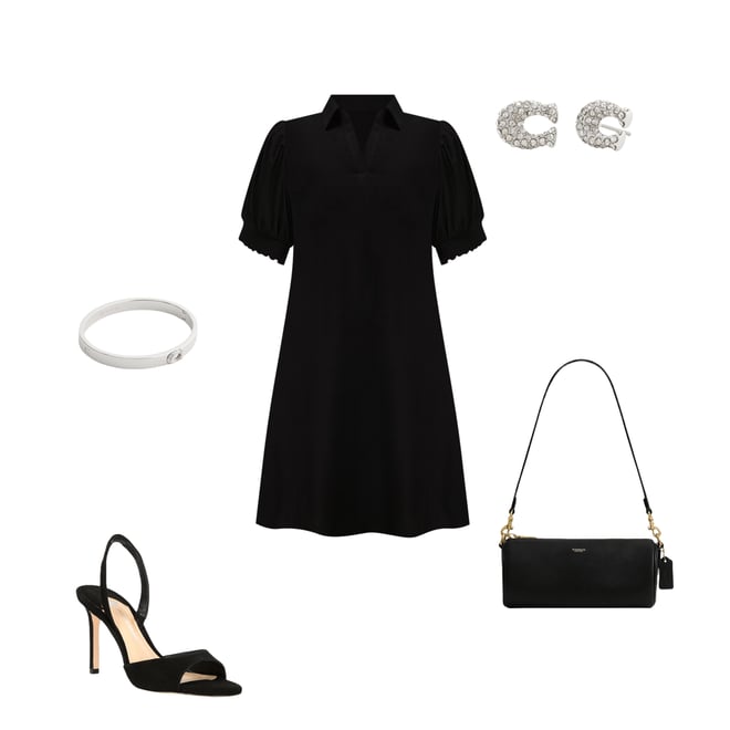 CeCe Crepe Knit Polo Collar Short Sleeve Shift Dress | Dillard's
