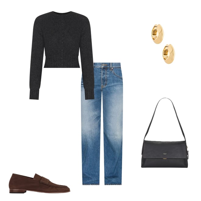 Helsa Annabelle Cardigan in Dark Heather Grey | REVOLVE