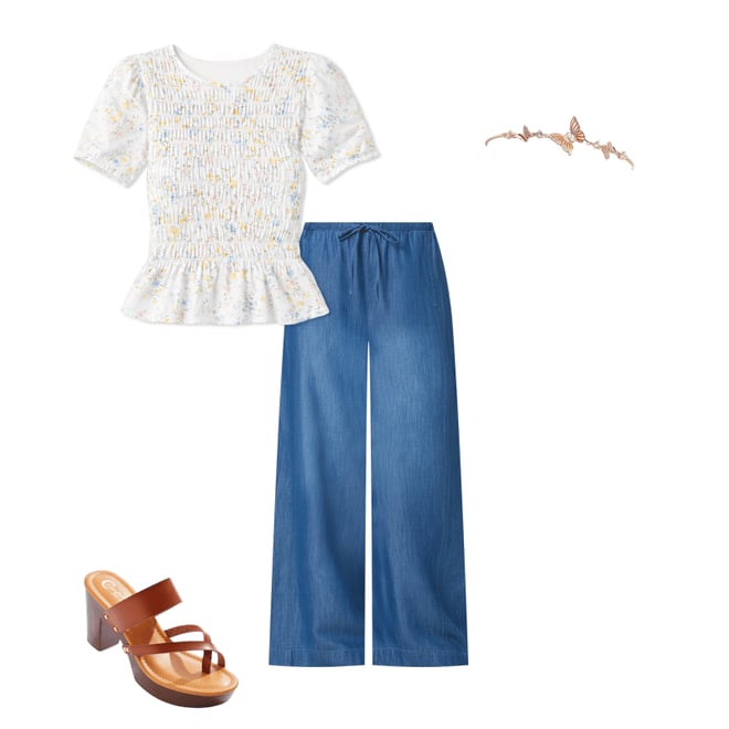 Cato Fashions | Cato Smocked Floral Top