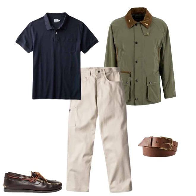 Barbour Bedale Casual Jacket - Fern | Chore Coats | Huckberry