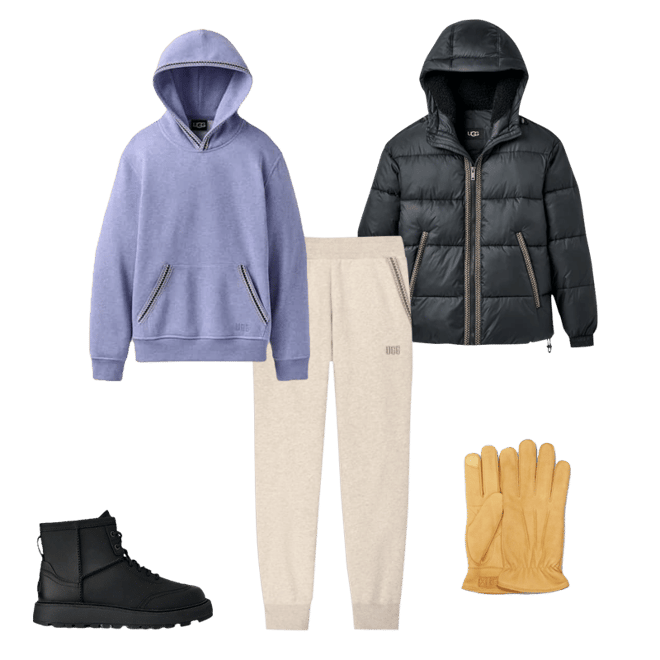 3 Point Leather Glove for Men | UGG®