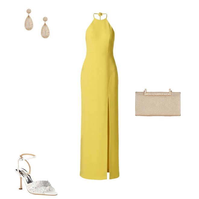 Adrianna Evening by Adrianna Papell Stretch Crepe Long Dress With Flower  Applique | Dillard's