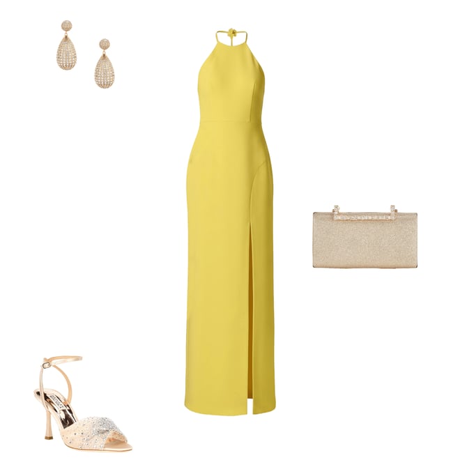 Adrianna Evening by Adrianna Papell Stretch Crepe Long Dress With Flower  Applique | Dillard's