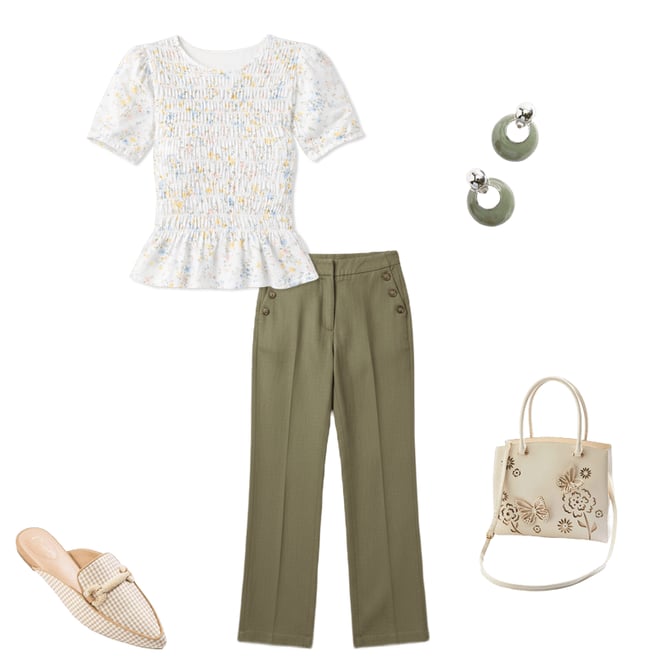 Cato Fashions | Cato Smocked Floral Top