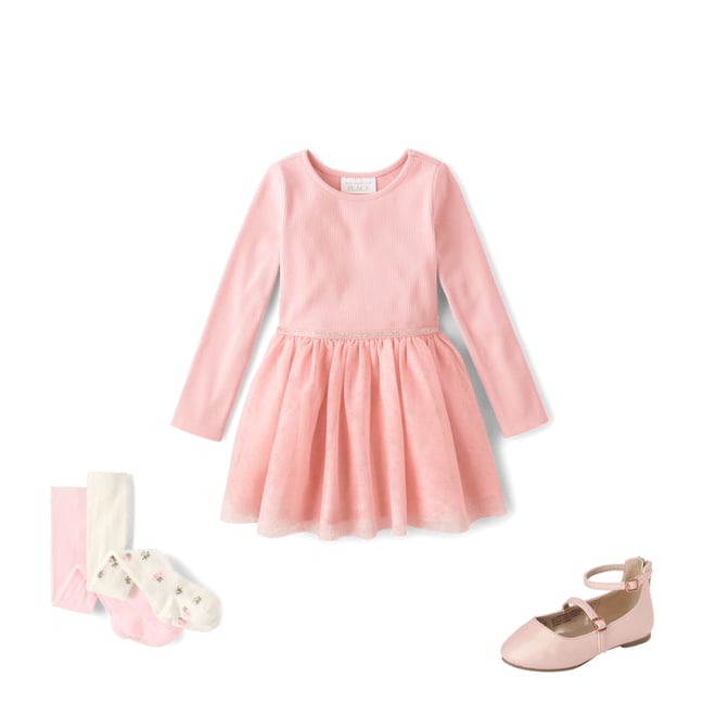plus size glitter shirt dress Clara Cap Sleeve Glitter Tutu Dress – Dancer's Image main image 0