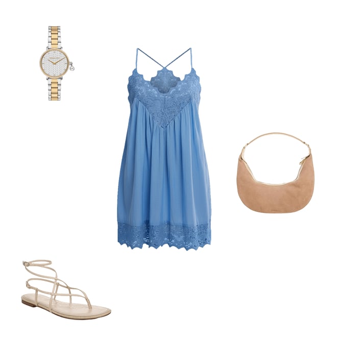 princess tiana dress blue Free People Atlas Denim Mini Dress in Blue Fade main image 1