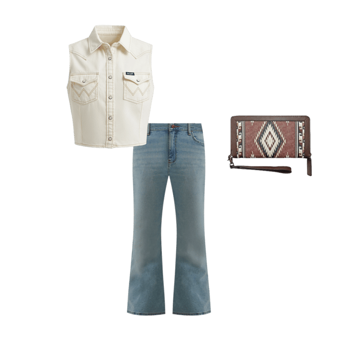 Elseページ Women's Sleeveless Denim Snap Shirt | SALE | Wrangler®
